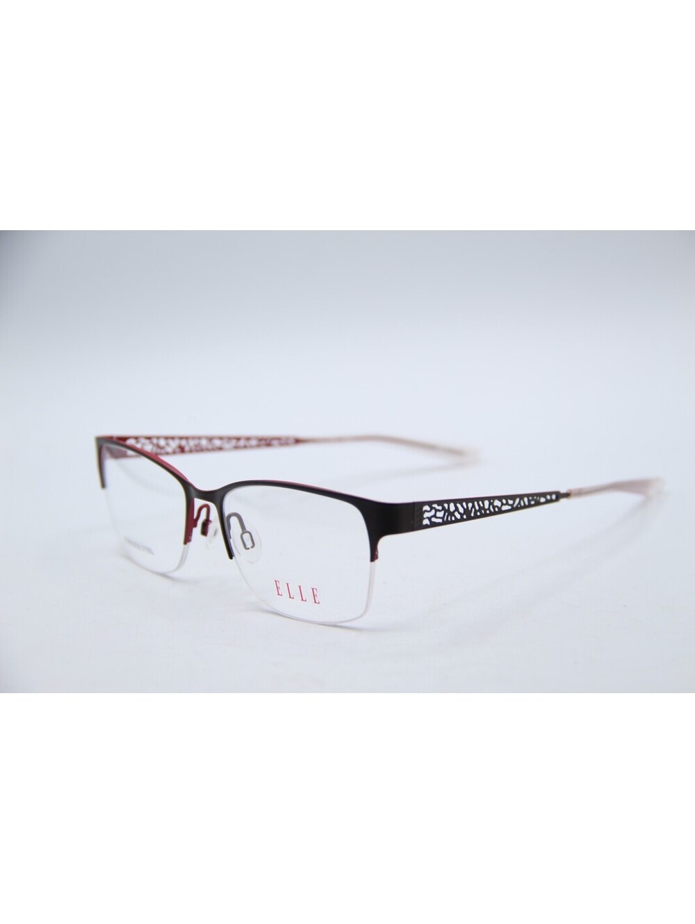 Ellie El13423 Br Brown Red Authentic Eyeglasses 52-17-135